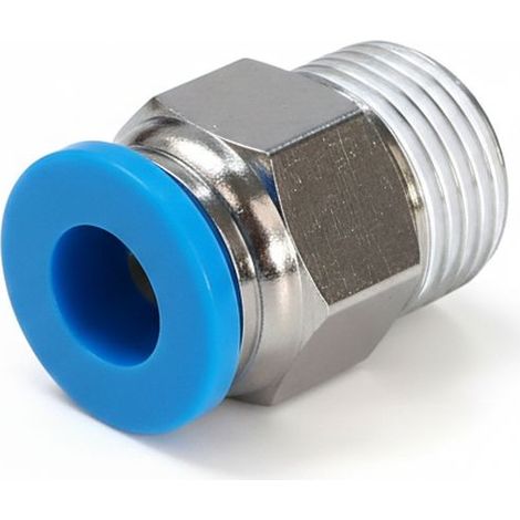 Conector rápido Tekalan, recto, con rosca M12X1.5 fi12 (1/4)
