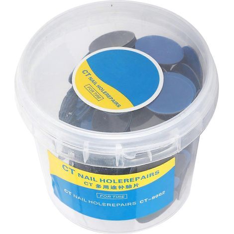 Universelles Reifenreparaturset aus Gummi, multifunktionales Werkzeug für Auto und Motorrad, 25 mm Durchmesser, 100 Stück (1/5)