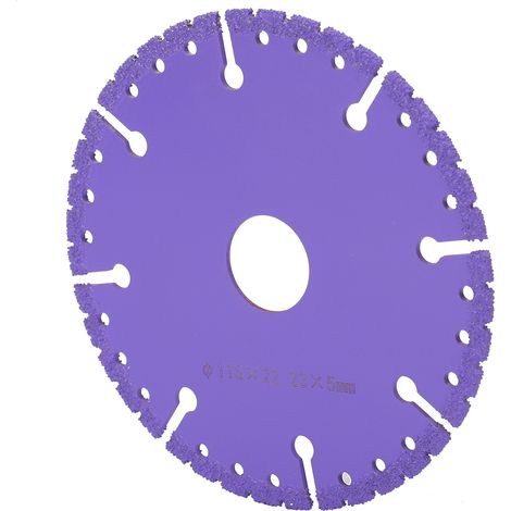 Disque de coupe diamanté à meuler et à polir, segmenté circulaire, 115 mm (1/5)