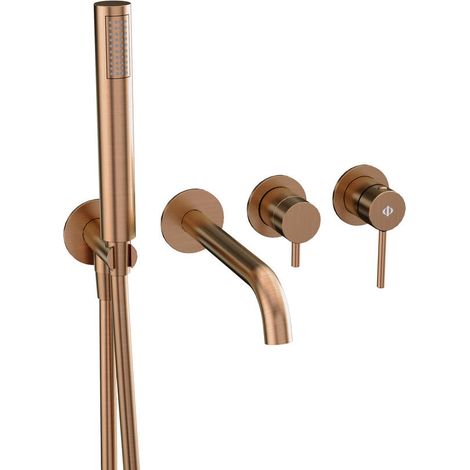 Conjunto Empotrado Bañera Sirio Cobre Con Kit - GME (1/2)