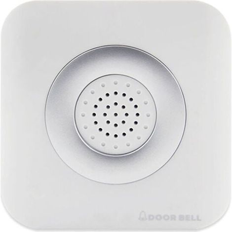 12-V-Türklingel mit Kabel, Hauszugangskontrollsystem, keine Installation erforderlich, 90-dB-Türklingel, Einbaulautsprecher (1/4)