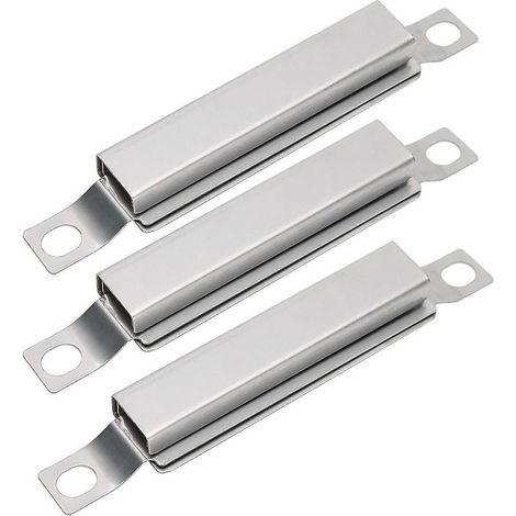 Tubes de liaison, pièces de rechange réglables pour gril, brûleur tubulaire en acier inoxydable (3 pièces, argent)