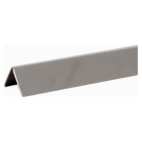Cornière égale aluminium anodisé argent 35 x 35 x 2 mm longueur 2000 mm - BILCOCQ