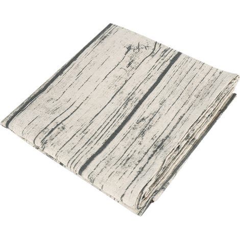 Nappe En Lin Et Coton Motif Bois Rétro Pour Décoration De Table À Manger Salon Cuisine 90x140cm