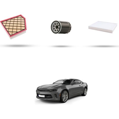 Kit tagliando 3 filtri compatibile con Chevrolet Camaro III 6.2 333kw dal 2016 (1/5)