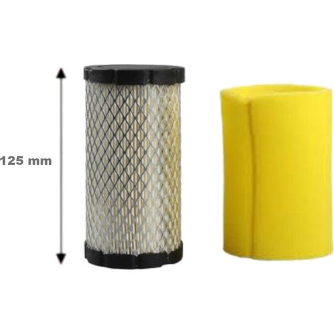 Trade-Shop Luftfilter inkl. Schaumfilter kompatibel mit Briggs & Stratton Intek V-Twin Motoren (18 – 27 PS), 7160, 7180, 7200, 7220, 8240, 8270