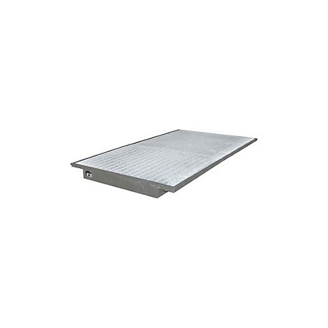 Bauer  Ripiano a vasca  con griglia zincata  lungh x largh (1/2)
