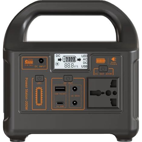 Centrale elettrica, potenza 200W, capacità 153,6Wh, 200W EU 220V (1/2)
