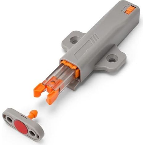 The push-button spring mechanism for kitchen and RV cabinet doors is made of PC material and has a simple design. (1/5)