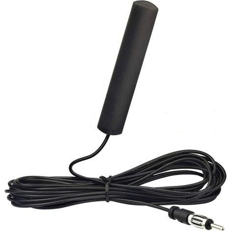 Antenne radio pour voiture et SUV – AM/FM avec prise DIN – Signal clair et stable – Installation discrète sur pare-brise (1/5)