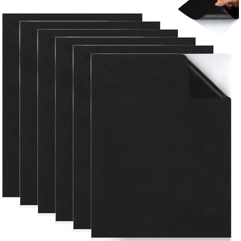 18er-Set selbstklebende EVA-Schaumstoffplatten, Schwarz, 250x200x3mm (1/5)