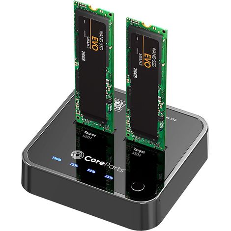 CoreParts USB3.2 Tipo C (10 Gbps) SATA, MS-CLONER-SATA