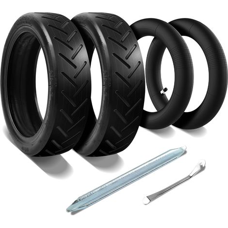 4 Pièces Pneu Trotinette Electrique, 8,5 Pouces 2 Pneu et 2 Chambre a Air, 8 1/2 x 2 pour Trottinette Electrique Xiaomi M365, M365 Pro, Pro 2, 1S, avec Démonte Pneu + Demonte Pneu Velo (1/5)