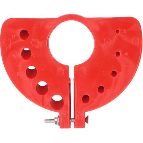 Bohrerschärfer 3–12 mm, verschiedene Ausführungen, Schleifmittel für Winkelschleifer, rot (1/5)