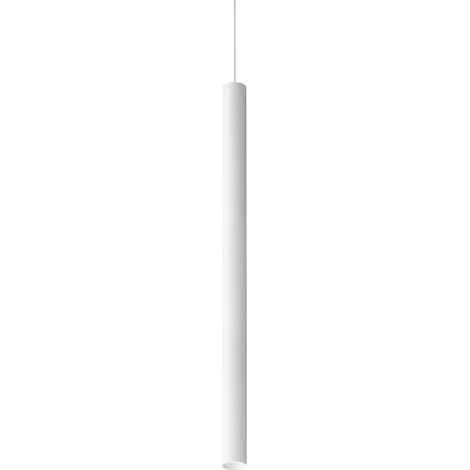 Ideal Lux LOOK Suspension ultra-mince de 70 cm, blanche, 1 ampoule GU10 (1/2)