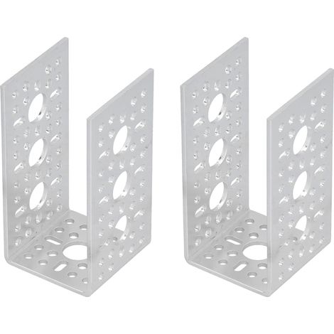 Lot de 2 supports en U en alliage d'aluminium pour servomoteur robot et accessoires bricolage (1/5)
