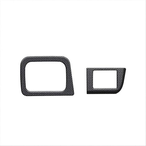 Cuadro de guarnición ETC para automóvil, ajuste de luces, cuadro de guarnición para conducto derecho, fibra de carbono (1/5)
