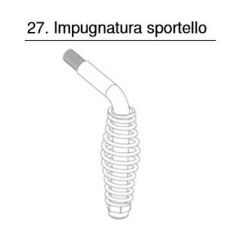1PZ IMPUGNATURA SPORTELLO NUMERO 27 BARBECUE ASADO