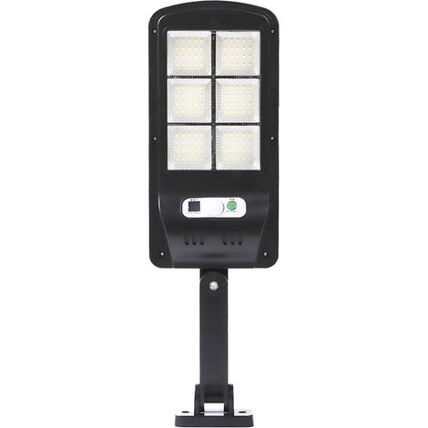 Lampadaire solaire extérieur à 120 LED avec détecteur de mouvement PIR, 4 modes d'éclairage, étanchéité IP65 et batterie rechargeable haute capacité intégrée de 1500 mAh. (1/5)