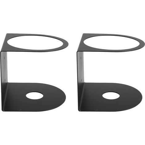 2 Supports Aérosol Mural en Fer Rangement Bidons Fixation Murale Gain de Place Atelier Garage (1/5)