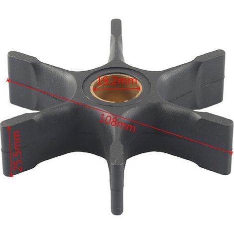 1 couleur : comme sur la photo. Matériaux : ABS + métal. Turbine de pompe à eau pour moteur hors-bord 377992, 18-300. (1/5)