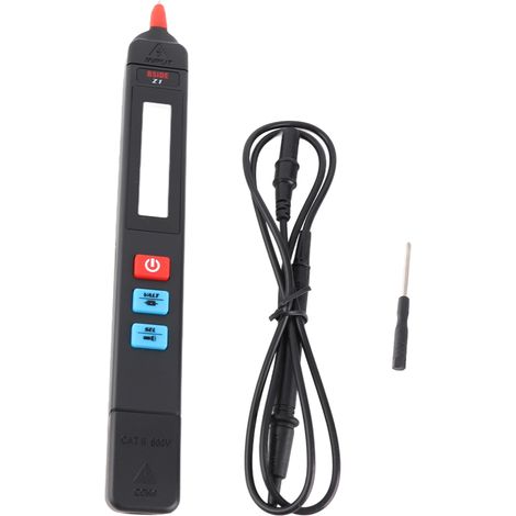Intelligentes Zangenmultimeter mit LCD-Display, Spannungsanzeige (2000 Zähler), DC/AC-Frequenz- und Widerstandsmessung, NCV-Durchgangsprüfung, Phasen- und Neutralleiterprüfung (1/5)