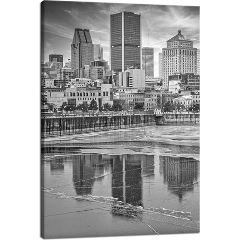 Leinwanddruck Architektur Wolkenkratzer 40x60 cm