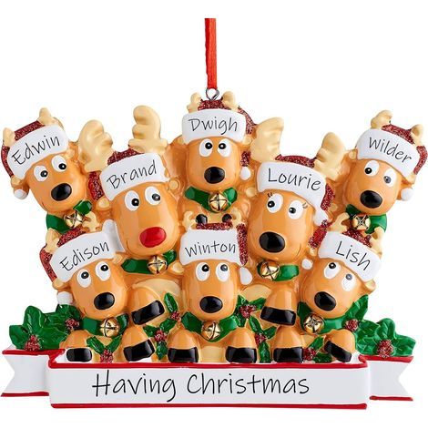 Decorazioni natalizie personalizzate per la famiglia - Regali di Natale unici (1/5)