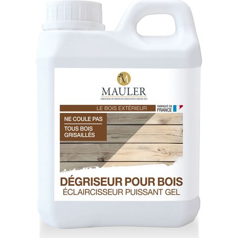 Dégriseur pour bois 2,5L – Éclaircisseur puissant pour bois noircis par intempéries – Application facile sans coulure – 1919 By Mauler (1/5)