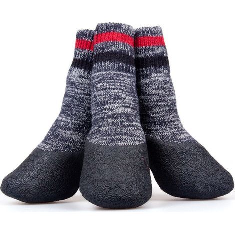 Chaussettes antidérapantes ajustables et imperméables pour chiens petits. moyens et grands. XL (1/5)
