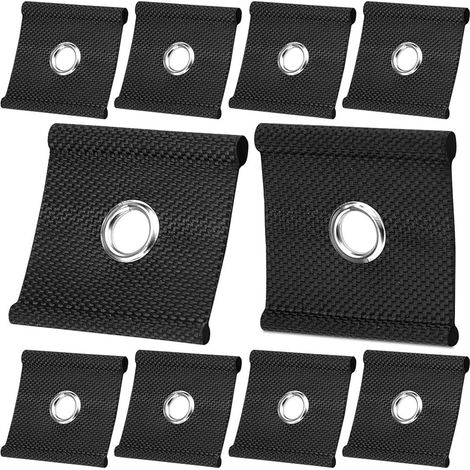 10 Œillets de Passepoil Universels pour Rail de Fixation de Toit 5/6 mm – 7/8 mm, auvent caravane, Crochet Passepoilé Auvent pour Auvent de Camping, Caravane, Camping-Car (1/5)