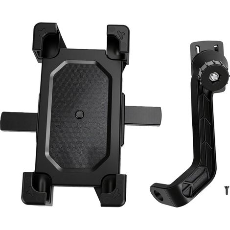 Support téléphone moto verrouillage auto, amortissement vibrations, scooter vélo 4,7-7 pouces (1/5)