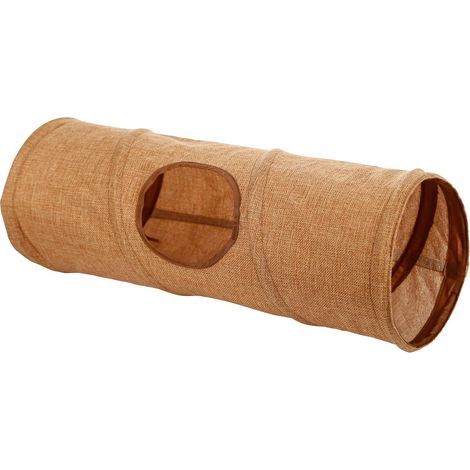 Leinen-Nagetiertunnel, Spiralrahmen, 50 cm, Durchmesser 18 cm, für Käfig (1/3)