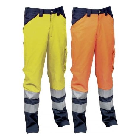 Pantaloni da lavoro ad alta visibilità Cofra Encke - XL - Naranja (1/2)