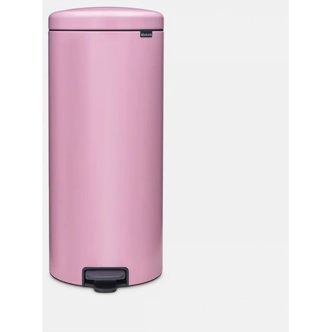 Brabantia 255304 NewIcon Pattumiera a pedale 30 litri Acciaio inossidabile Chiusura ammortizzata Secchio interno rimovibile colore Rosa