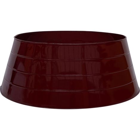 Christmas Tree Skirt - Iron - L67 x W67 x H26 cm - Bordeaux