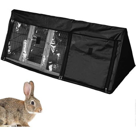 Housse pour clapier à lapin en tissu Oxford 210D ( ) (1/5)