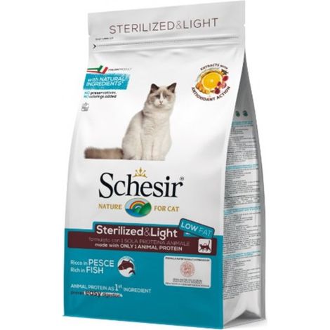 Crocchette Gatto - Schesir Sterilised Pesce - size 400 gr