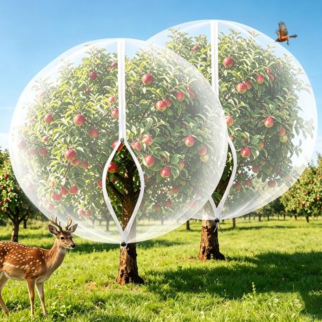 Filet Arbres Fruitiers 1 virgule 2 x 1 virgule 5 m Filet Anti Insecte Arbre Fruitier Fermeture Éclair Cordon Filet Arbre Fruitier (1/4)