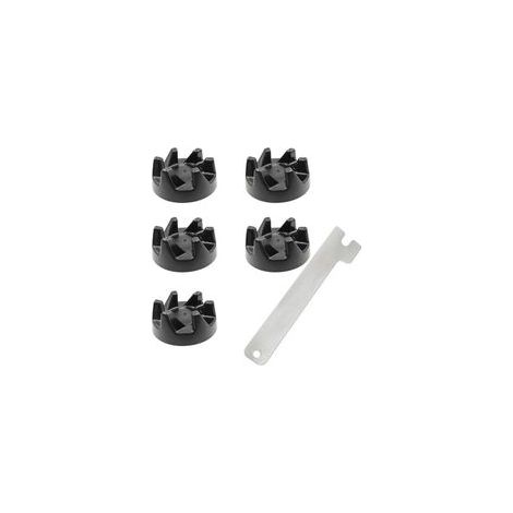 5Pièces Coupleur 9704230 avec Outil de Suppression,Compatible avec Kitchenaid KSB3, KSB5, KSB52, 5KSB5, 5KSB52,Embrayage d'origine Pieces Detachees de Mélangeur Blender Accessoires (1/5)