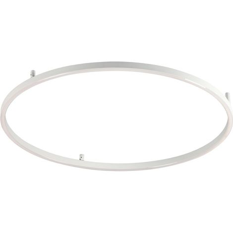 Ideal Lux Plafoniera Moderna ORACLE 1 luce LED integrato bianco alluminio