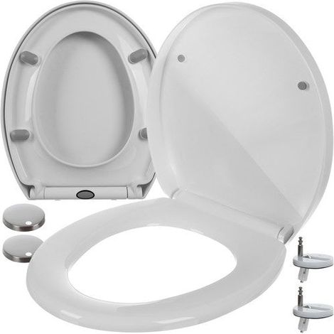 Abattant de toilette a fermeture douce ruhhy 24547 (1/5)