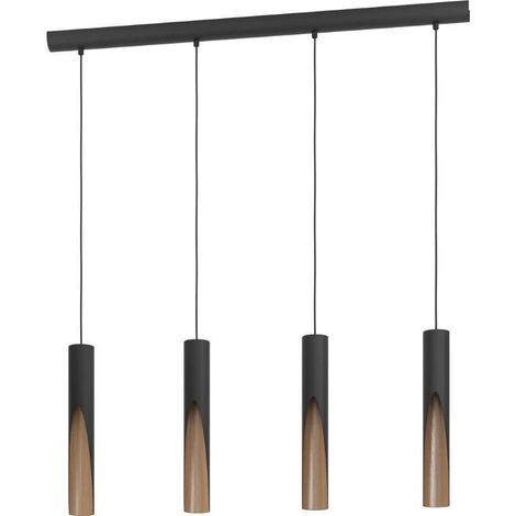 Lampe suspendue cylindre Barbotto 4 lumières - 901733