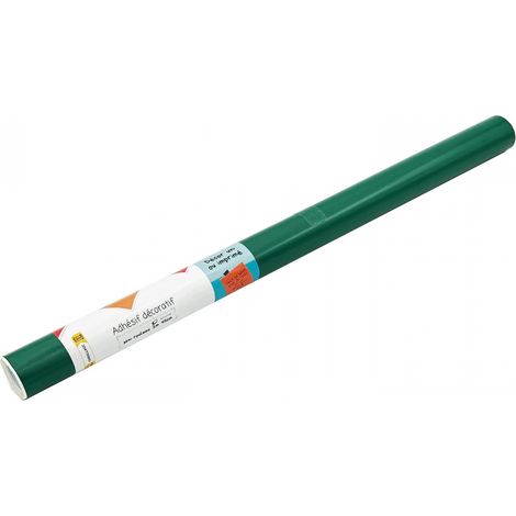 Adhésif Uni Vert Mat 45cm x 2m (1/2)