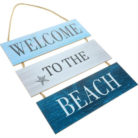 de bienvenue Healeved décoration de plage durable à
