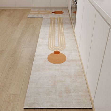 Wakakusa 5020cm (terre de diatomées) Tapis de sol de cuisine, tapis ménager long, facile à nettoyer, tapis de sol en terre de diatomées, absorbant et antidérapant (1/5)