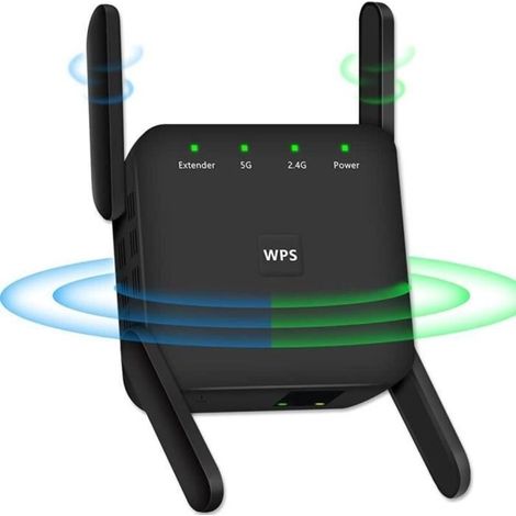 Bardusch - répéteur wifi 1200mbps amplificateur wifi, wifi extender double bande 5ghz 2.4ghz sans fil wifi booster avec ap répé[260] (1/4)