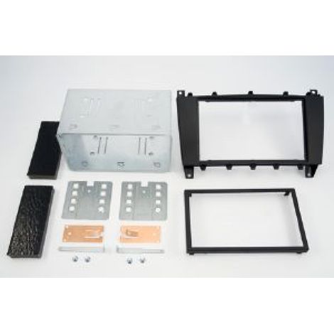 Kit 2DIN compatible avec Mercedes Classe C 04-07 - Noir