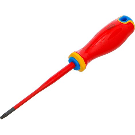 Destornillador BGS vde 100 mm punta extra fina torx t15 (1/4)