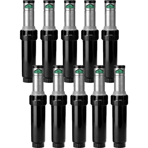 Set di 10 Irrigatore K-Rain ProSport 1'' Inossidabile  Portata da 13 a 23 m  Aspersore ad Angolo Regolabile  Settoriale (1/5)